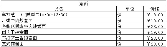 2015年必胜客菜单