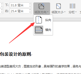 文档页面横着排版怎么设置 文档页面横排怎么变竖排