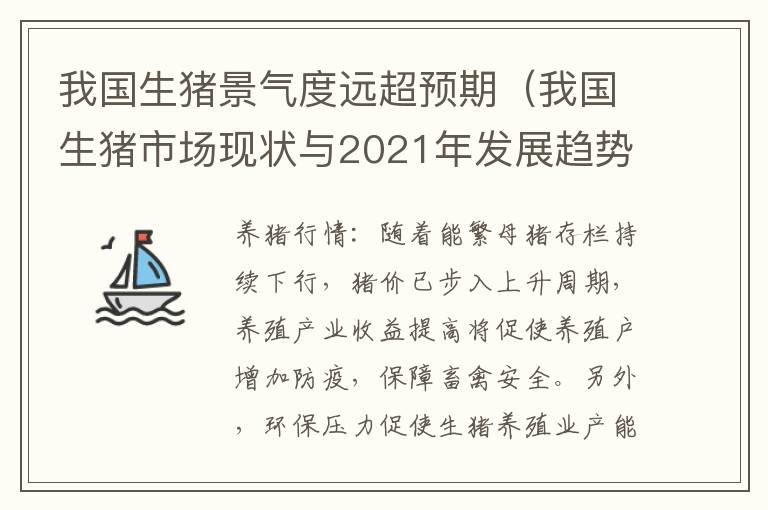 我国生猪景气度远超预期（我国生猪市场现状与2021年发展趋势）